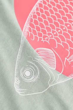T-Shirt mit Rücken-Print