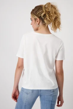 T-Shirt mit Strasssteinen