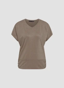 T-Shirt mit V-Ausschnitt