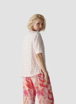T-Shirt mit V-Ausschnitt