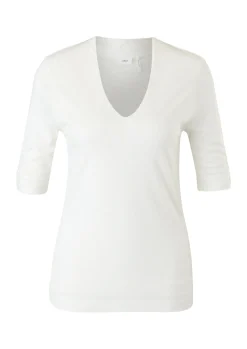 T-Shirt mit V-Ausschnitt