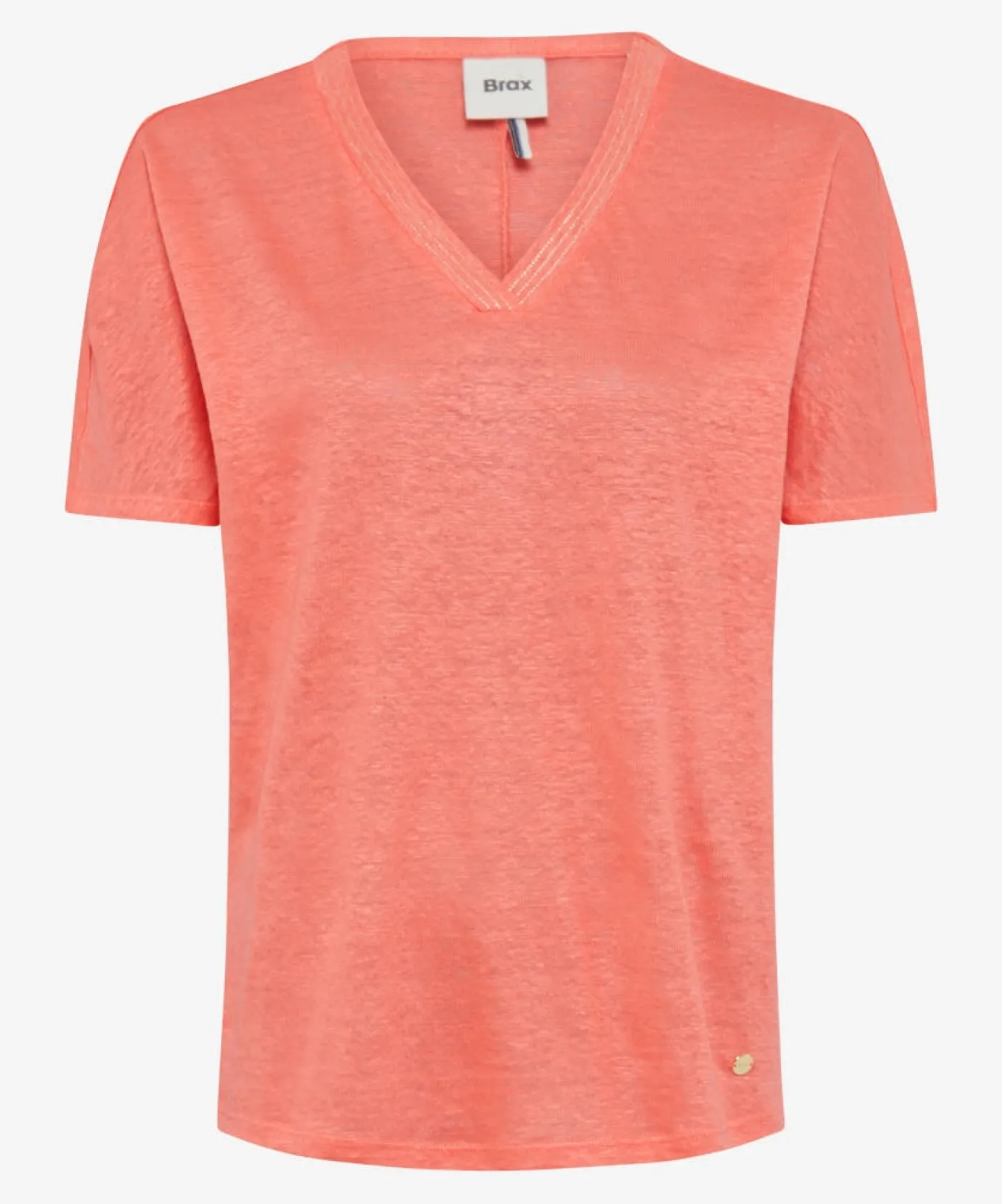 T-Shirt mit V-Neck