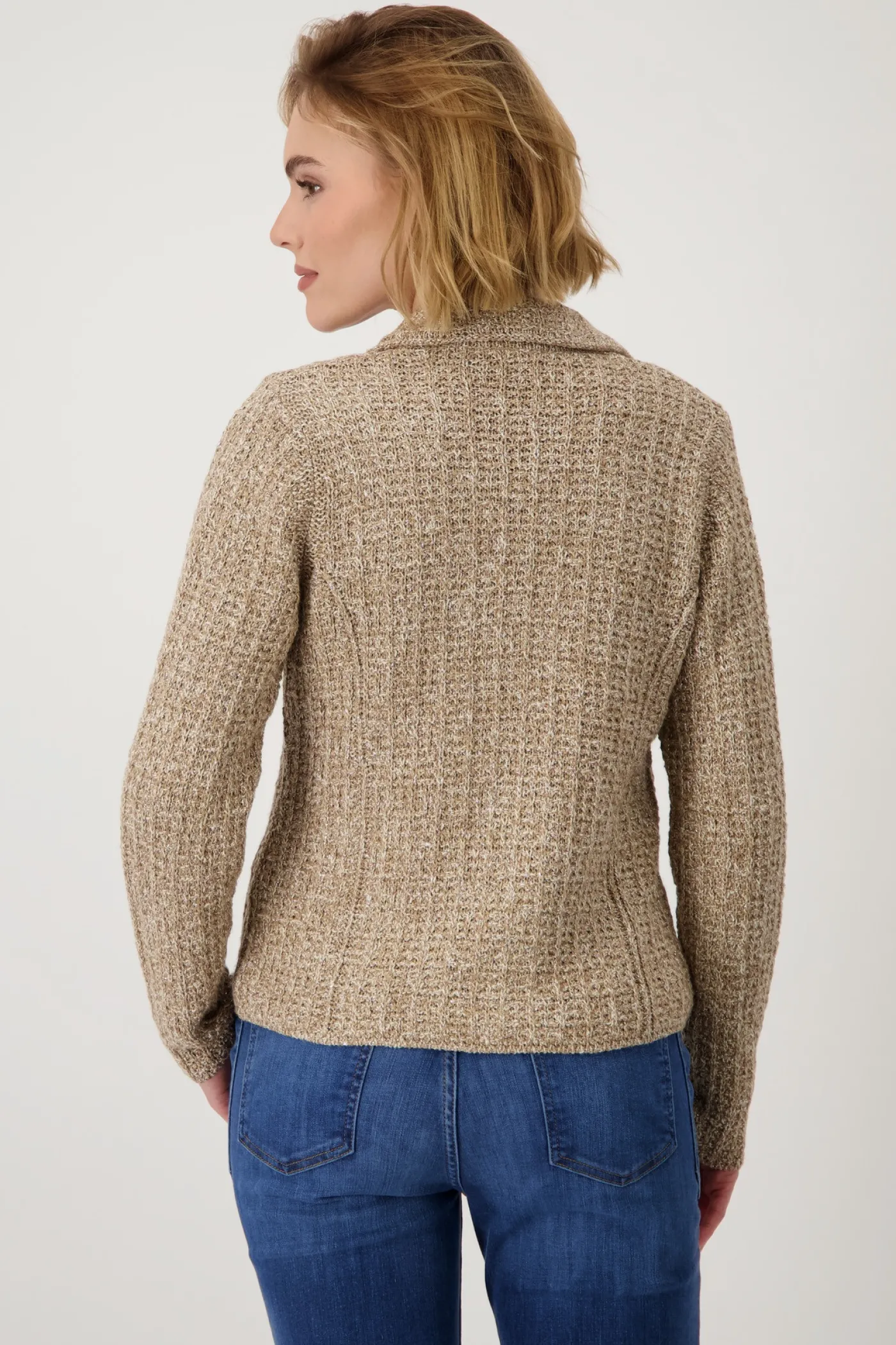 Tweed-Strickblazer