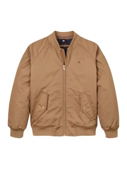 Twill-Bomberjacke mit Logo