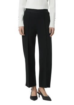 Twill-Jersey-Schlupfhose mit Gummibund und gesteppten Biesen