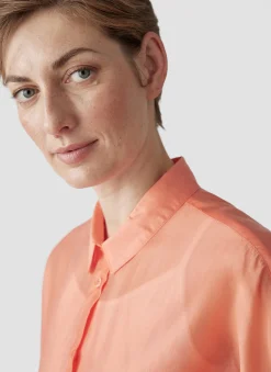 Unifarbene Bluse