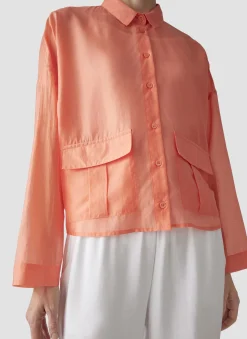 Unifarbene Bluse