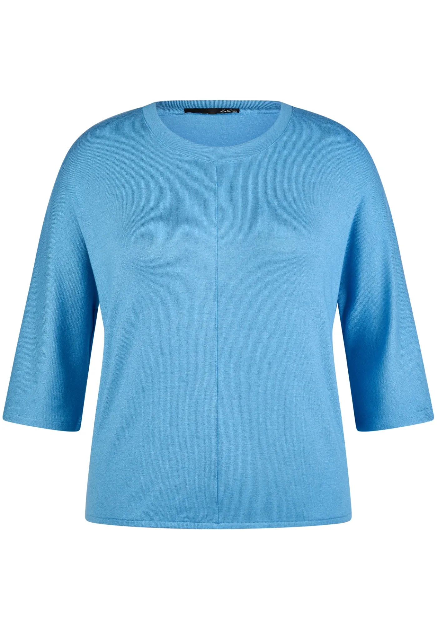 Unifarbenes Shirt mit 3/4-Arm
