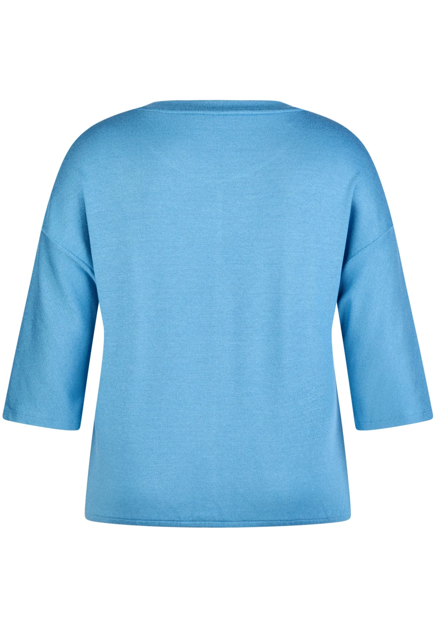 Unifarbenes Shirt mit 3/4-Arm
