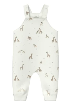Unisex Latzhose aus weichem Sweat mit verstellbaren Trägern