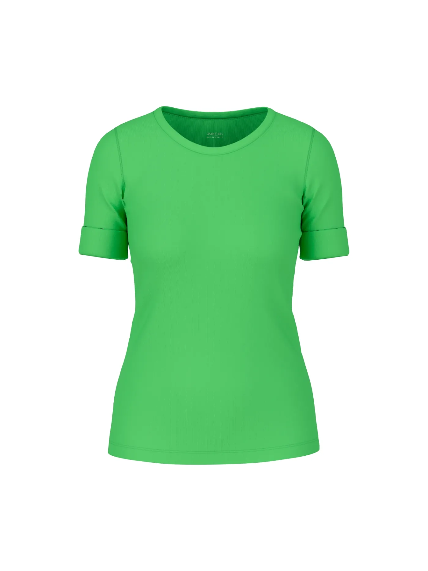 Uni T-Shirt aus stretchigem Cotton-Ripp