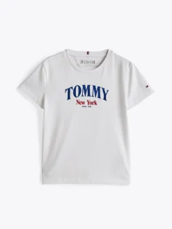 Varsity Rundhals-T-Shirt mit Logo