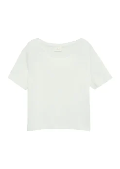 Verkürztes Rippshirt im Slim Fit