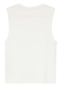 Verkürztes Slim-Fit-Top mit Rippstruktur