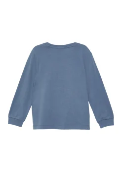 Weiches Jersey-Longsleeve mit Fotoprint und Rippbündchen