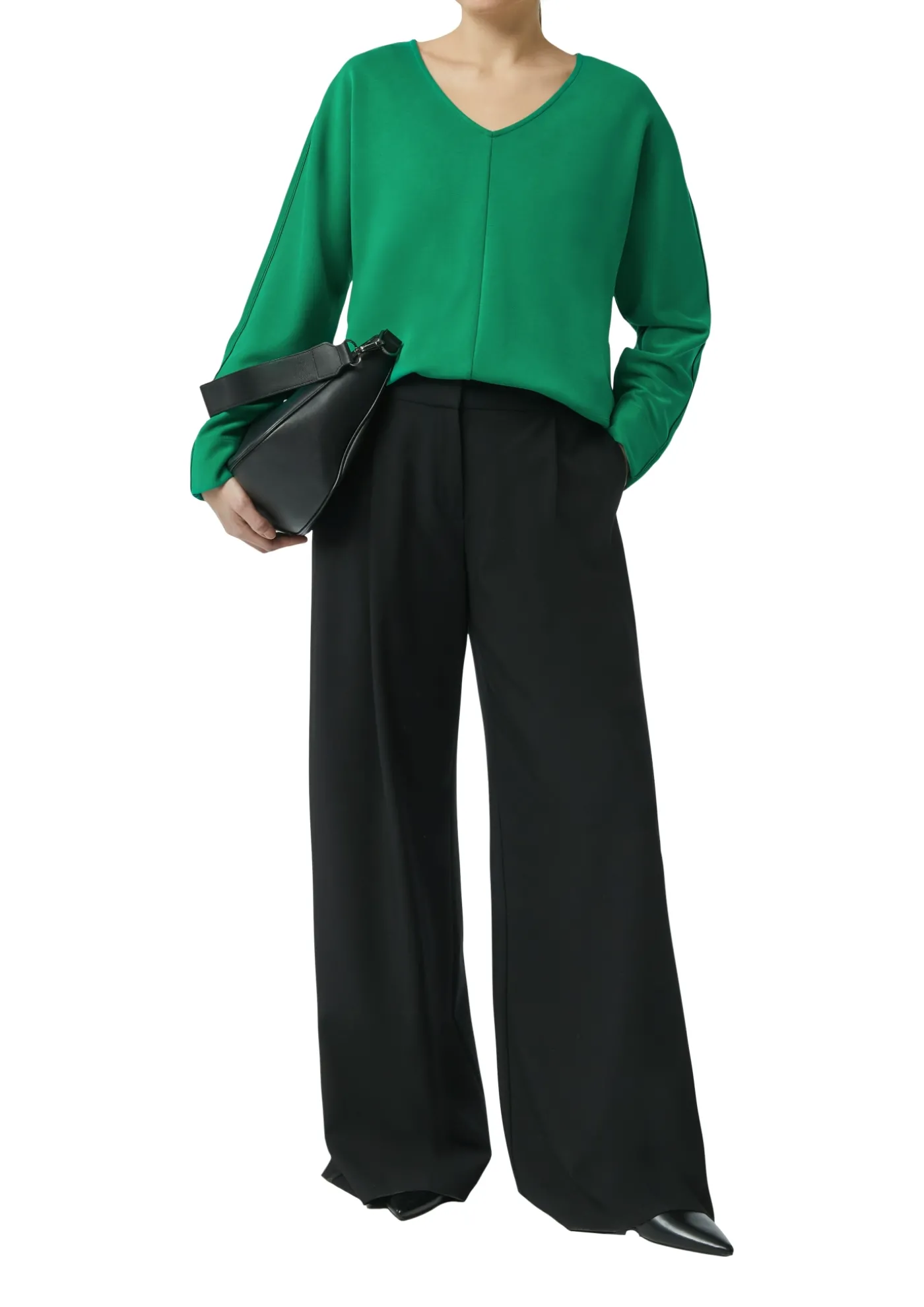 Weiches Relaxed-Fit-Sweatshirt mit Paspeldetails