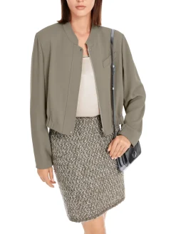 Weich fließende Blouson-Jacke