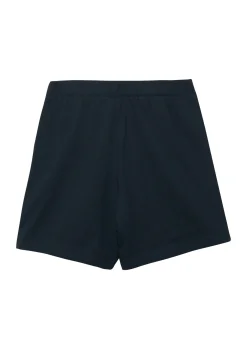 Weite Jersey-Bermuda mit verstellbarem Bund